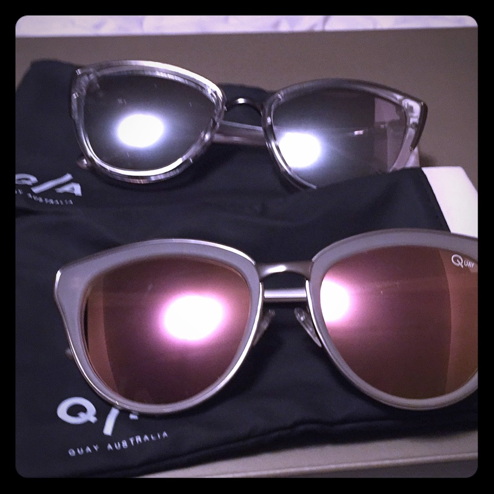Quay Cat Eye Sunglasses 2 for 1!